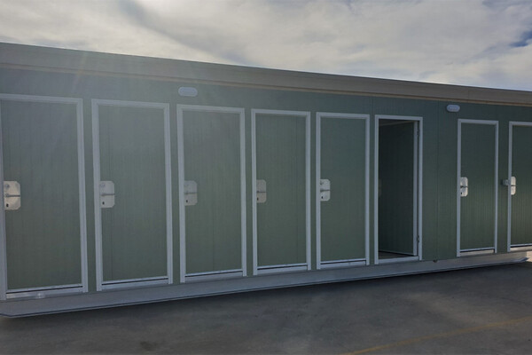 Ryebucks Portables Green Toilet Block