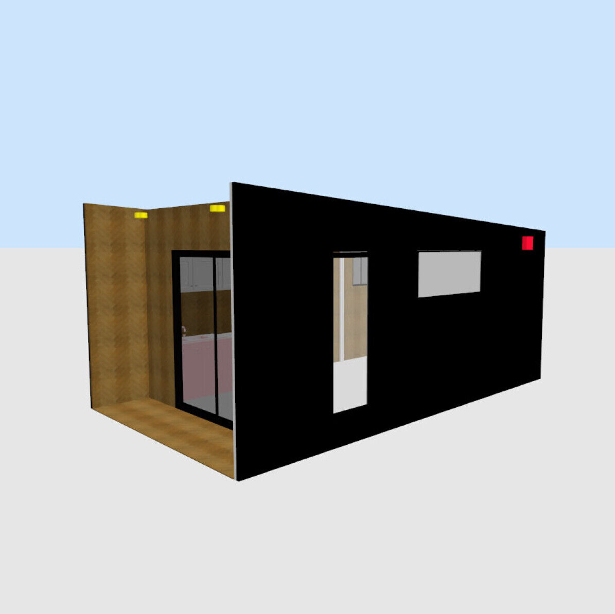 Ryebucks Portables VillaPod 3D Model Exterior