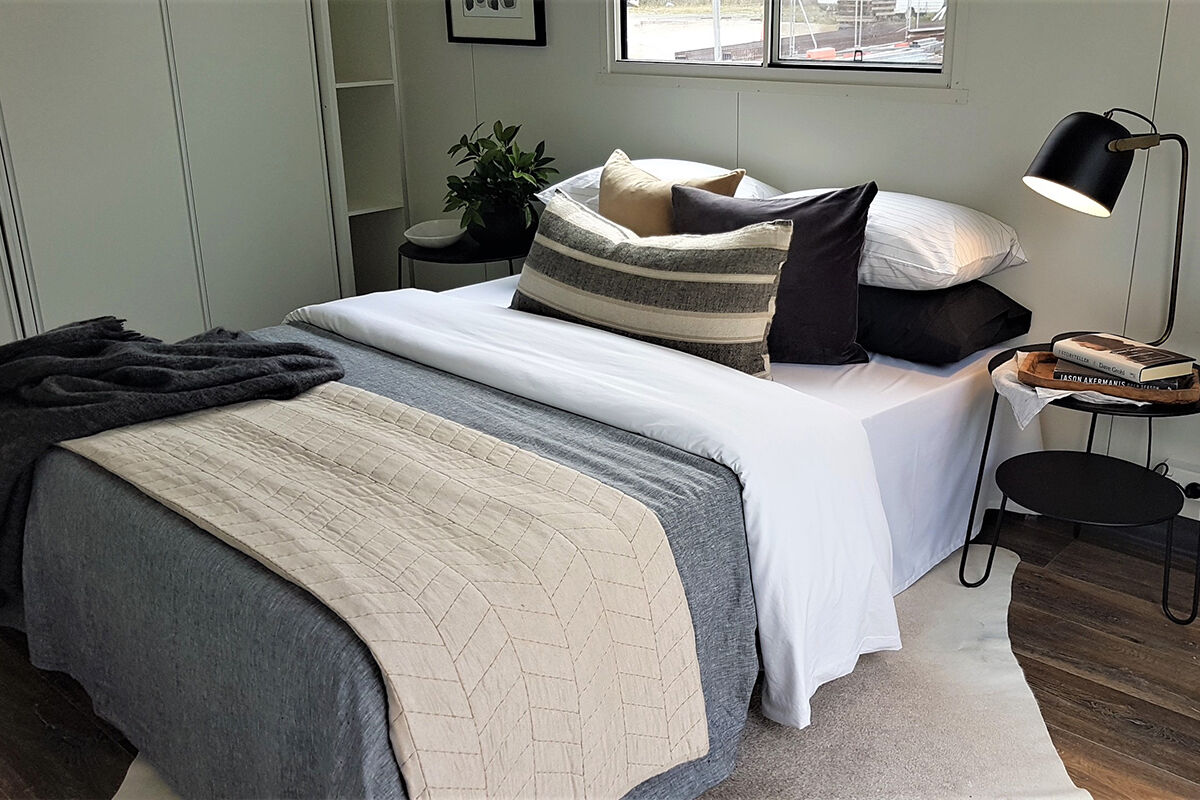 Ryebucks Lifestyle Portable Bedroom with Built in Wardrobe